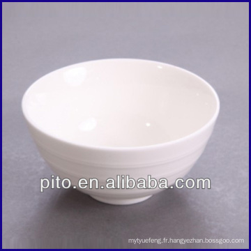 Plateau de riz en usine de céramique P &amp; T, bol à soupe, bols de porcelaine